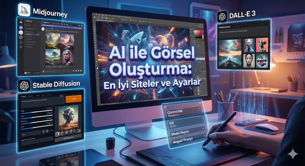 AI ile Görsel Oluşturma: En İyi Siteler ve Ayarlar