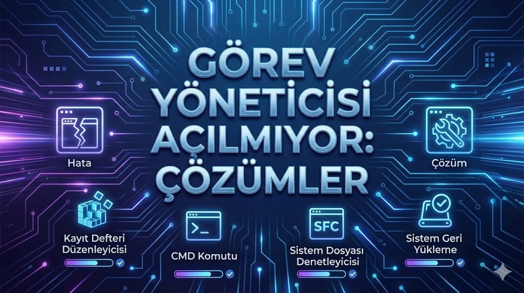 Görev Yöneticisi Açılmıyor Çözümü